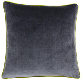 Paoletti Meridian Filled Cushion 55cm x 55cm Charcoal Moss