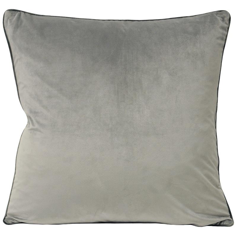 Paoletti Meridian Filled Cushion 55cm x 55cm Dove Charcoal