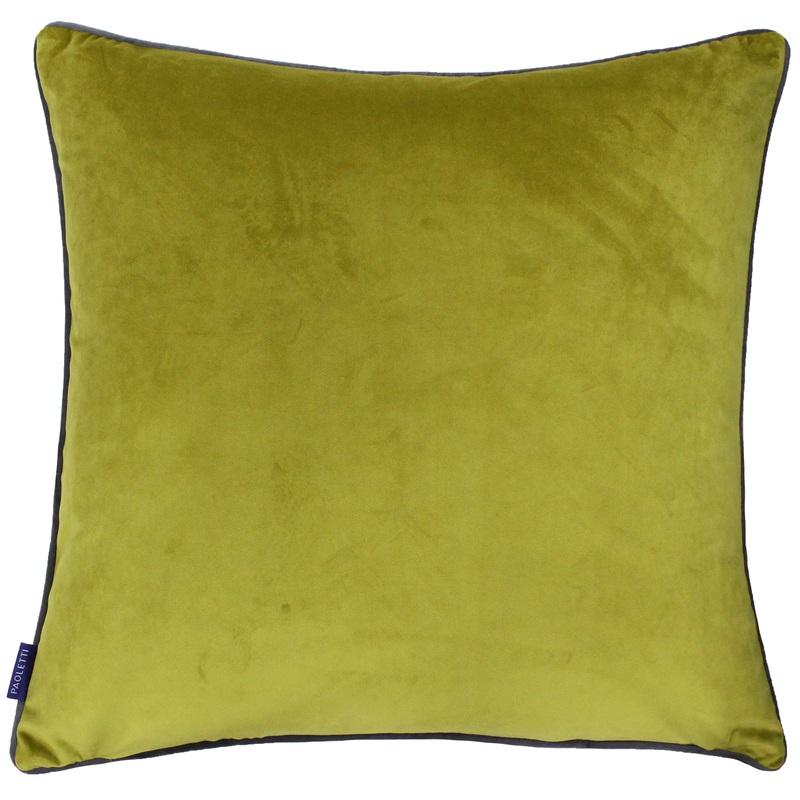 Paoletti Meridian Filled Cushion 55cm x 55cm Moss Charcoal