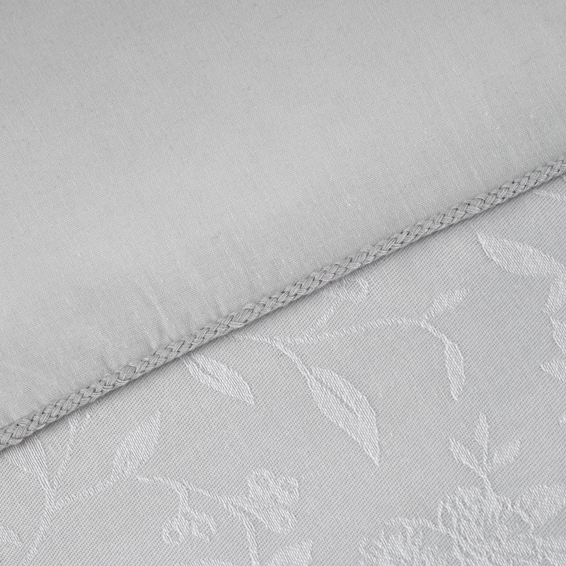 Dreams & Drapes Michaela Duvet Cover Bedding Set Silver