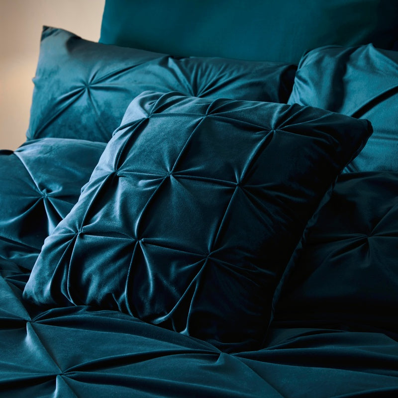 Soiree Mira Filled Cushion 43cm x 43cm Teal