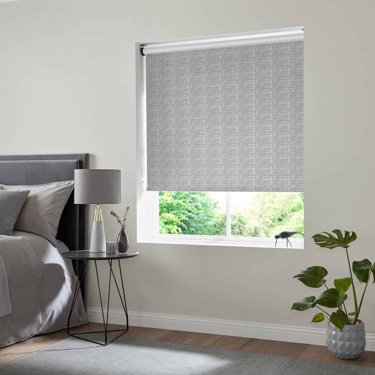 Essex Made to Measure Blackout Roller Blind Charcoal