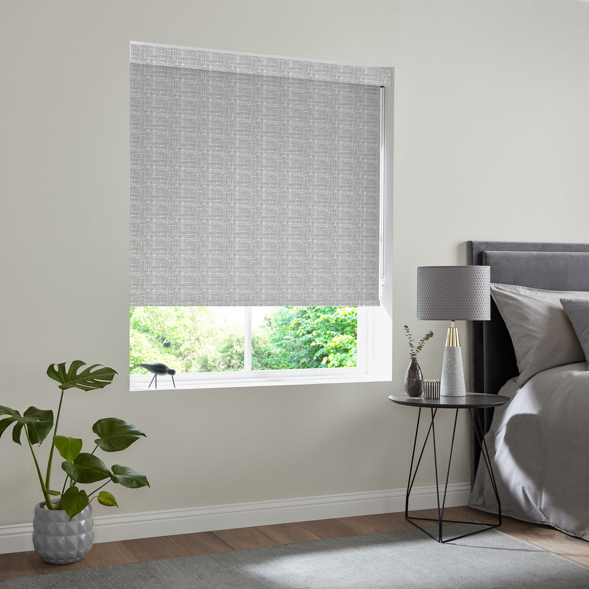 Essex Made to Measure Blackout Roller Blind Charcoal