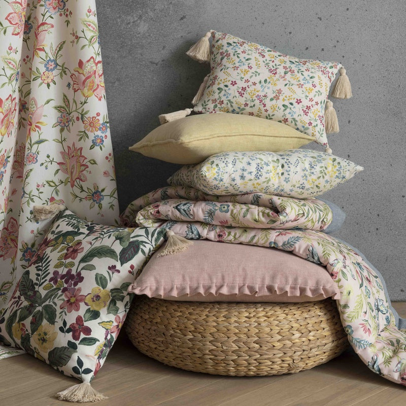 Clarke & Clarke Petal Fabric Denim