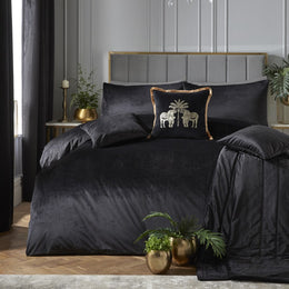 Laurence Llewelyn-Bowen Montrose Duvet Cover Bedding Set Black
