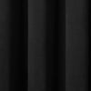 Laurence Llewelyn-Bowen Montrose Ready Made Eyelet Blackout Curtains Black