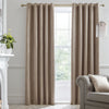 Laurence Llewelyn-Bowen Montrose Ready Made Eyelet Blackout Curtains Linen