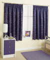 Moonlight Ready Made Pencil Pleat Curtains Navy