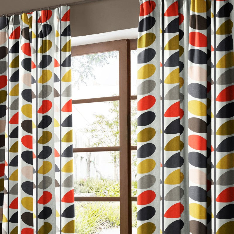 Orla Kiely Multi Stem Made to Measure Curtain Tomato