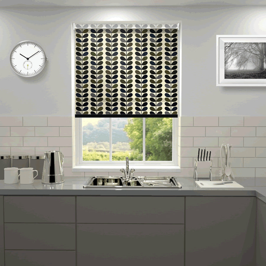 Orla Kiely Multi Stem Made to Measure Roller Blind Moss