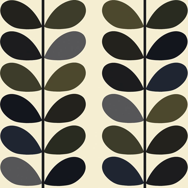 Orla Kiely Multi Stem Made to Measure Roller Blind Moss