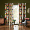 Orla Kiely Stem Ready Made Eyelet Curtains Multi