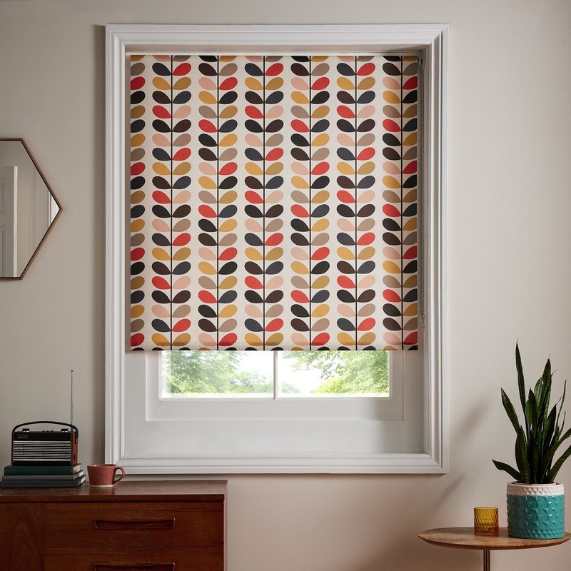 Orla Kiely - Multi Stem Ready Made Roller Blind Tomato