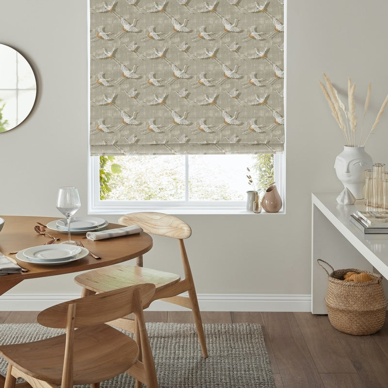 Rust Naoko Made to Measure Roman Blind | Terrys