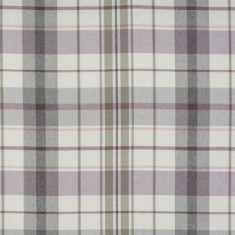 Nevis Check Fabric Heather