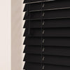50mm Primary Wood Wooden Venetian Made To Measure Blind Noir