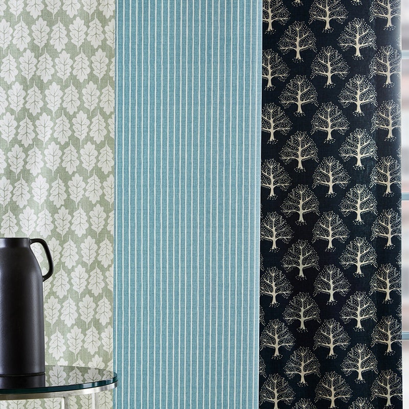 iLiv Oak Leaf Fabric Duckegg