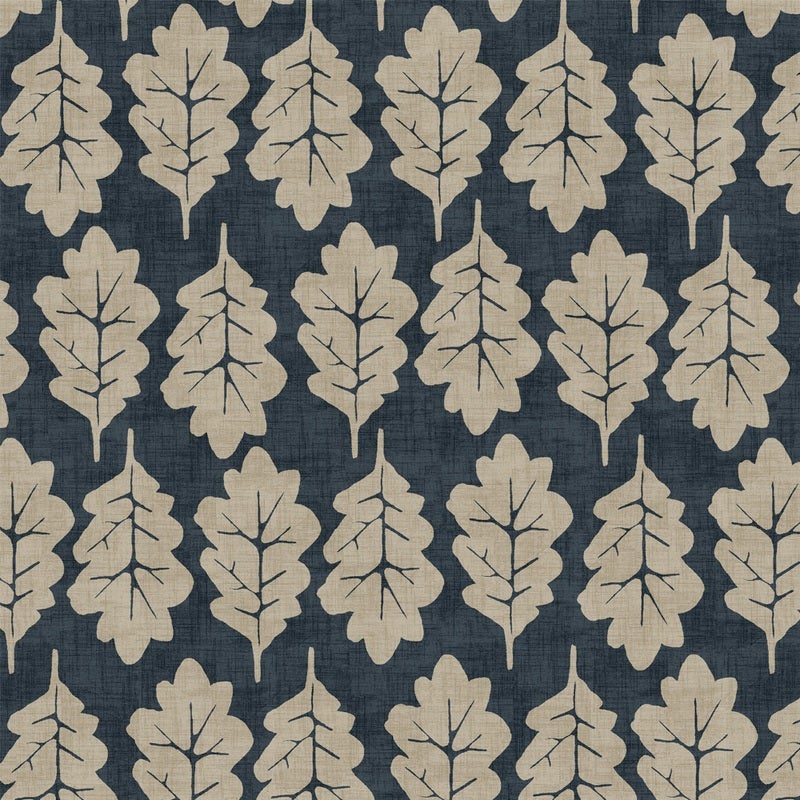 iLiv Oak Leaf Fabric Midnight