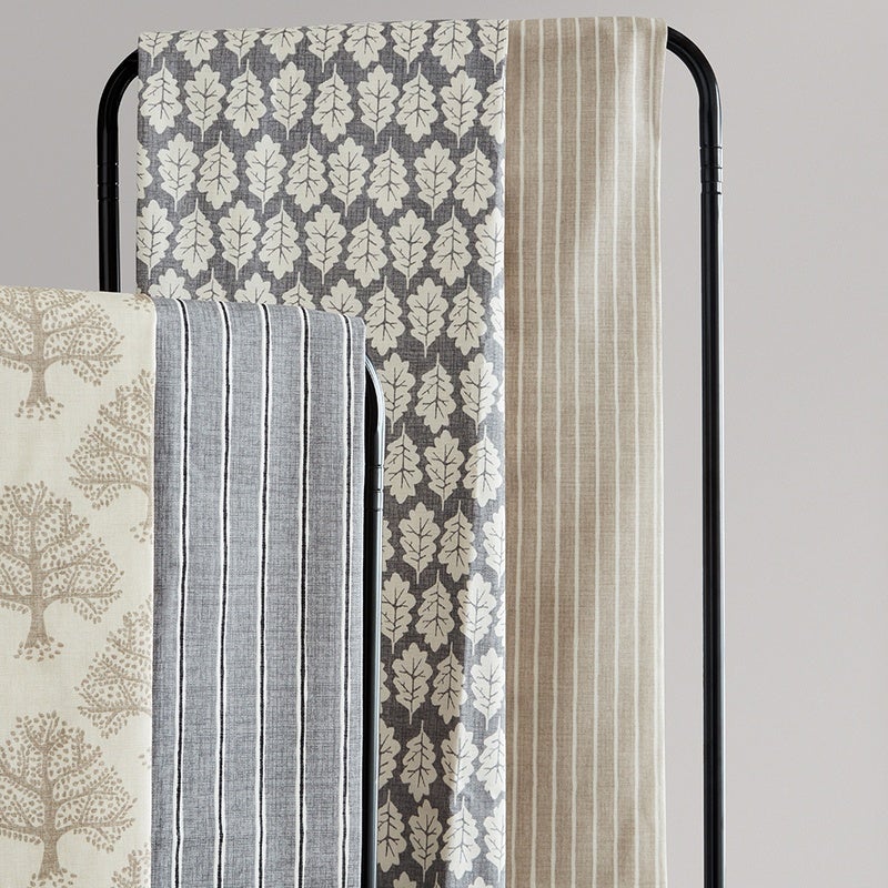 iLiv Oak Leaf Fabric Pewter