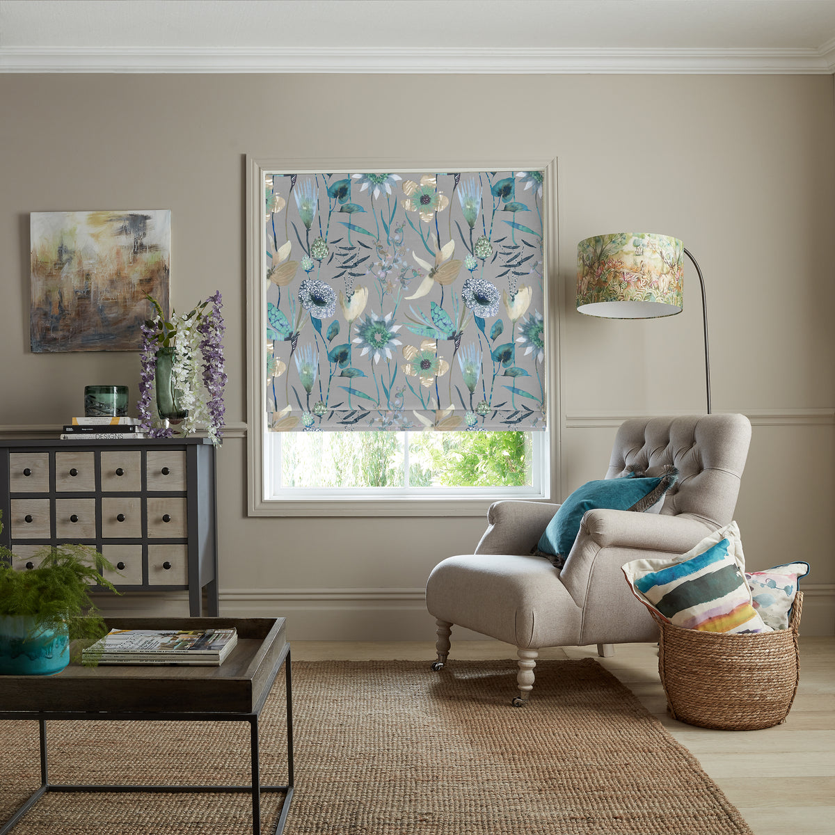Voyage Oceania Made to Measure Roman Blind Mineral