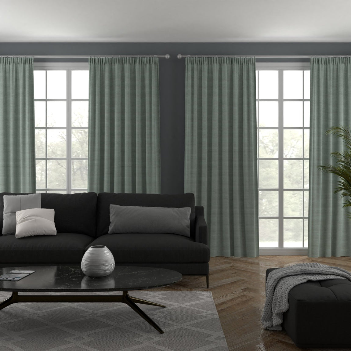 Olla Made to Measure Curtain Duckegg