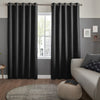 Florence Velvet Made to Measure Curtain Ebony