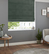 Florence Velvet Made to Measure Roman Blind Forest
