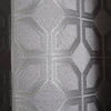 Oriental Ready Made Eyelet Curtains Silver