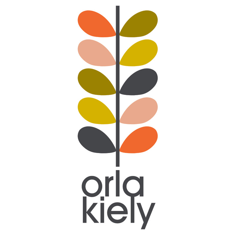 Orla Kiely Linear Stem Made to Measure Roman Blind Pink