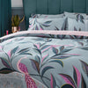 Sara Miller Ornamental Peacock Duvet Cover Bedding Set Dusky Blue