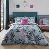 Sara Miller Ornamental Peacock Duvet Cover Bedding Set Dusky Blue