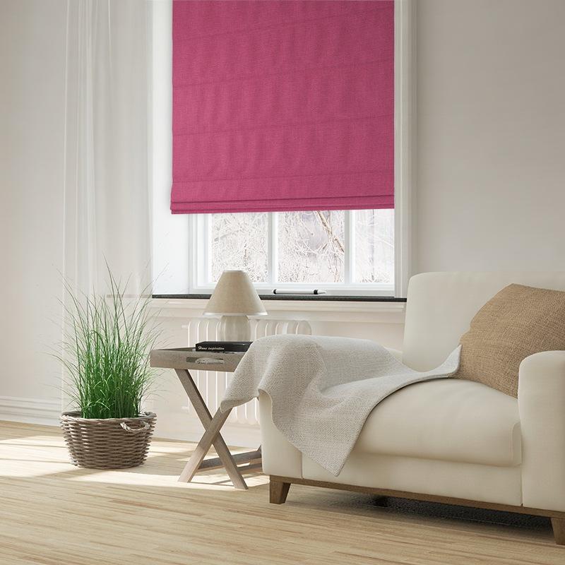 Oslo Made to Measure Roman Blind Pink