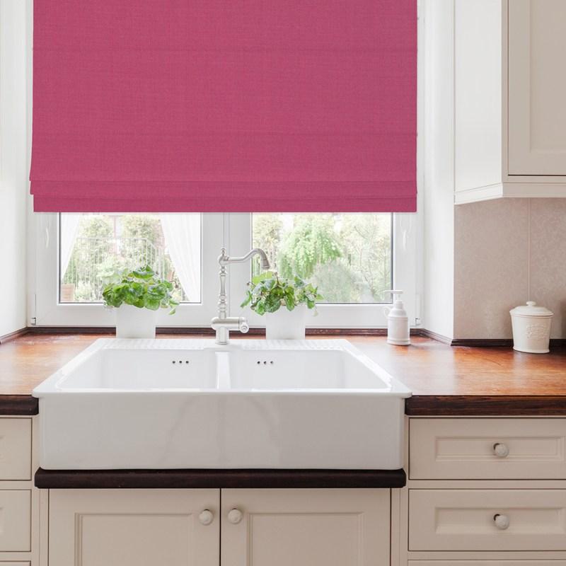 Oslo Made to Measure Roman Blind Pink
