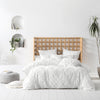 Linen House Palm Springs Duvet Cover Bedding Set White