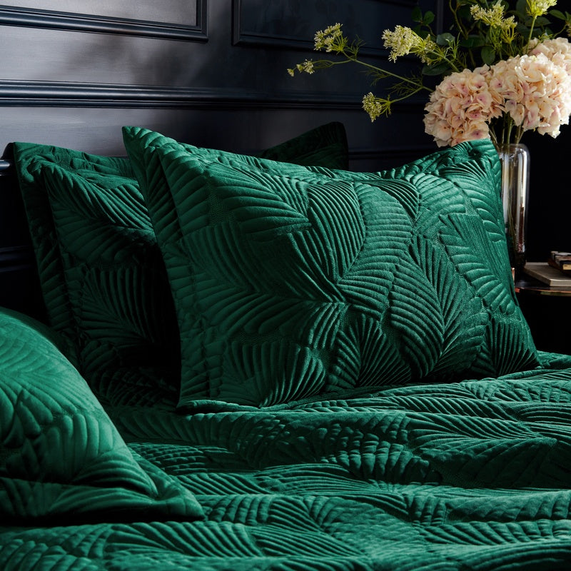 Paoletti Palmeria Duvet Cover Bedding Set Emerald