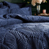 Paoletti Palmeria Duvet Cover Bedding Set Navy