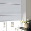 Cotton Panama Made to Measure Roman Blind White