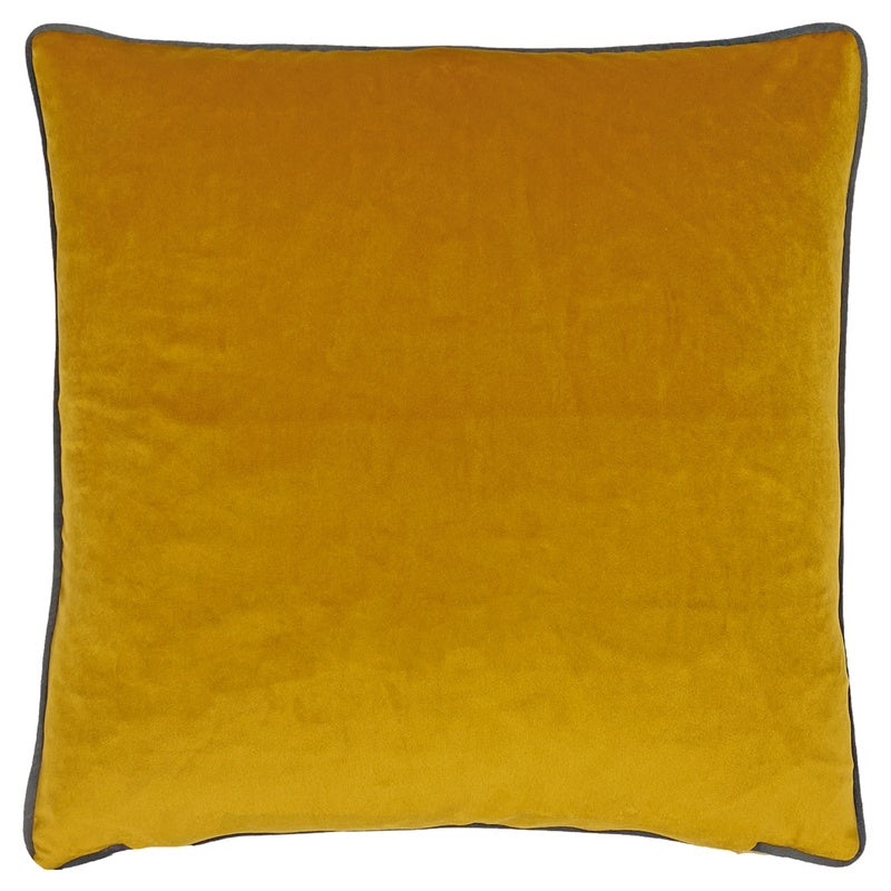 Evans Lichfield Peacock Filled Cushion 43cm x 43cm Saffron
