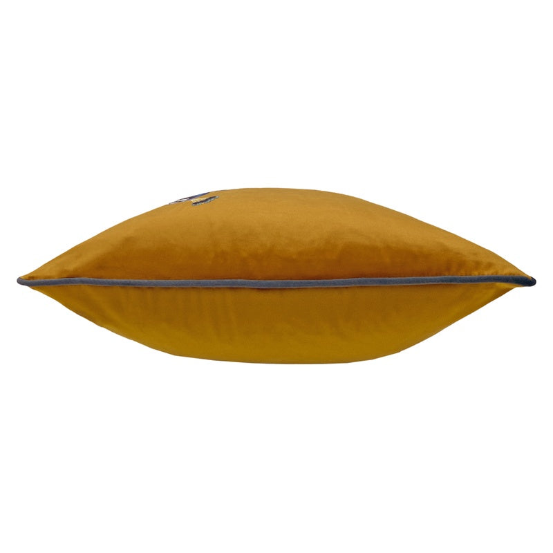Evans Lichfield Peacock Filled Cushion 43cm x 43cm Saffron