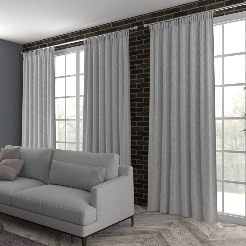 Pekin Made to Measure Curtain Silver
