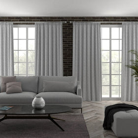 Pekin Made to Measure Curtain Silver