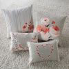 Penelope Ready Made Eyelet Curtains Coral 66 x 72