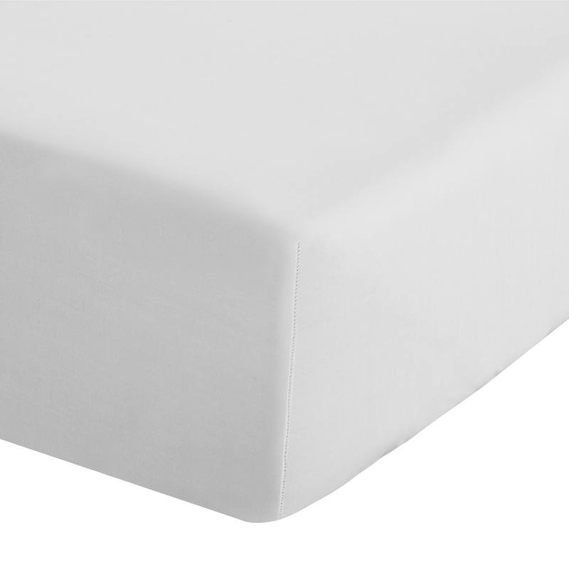 Catherine Lansfield Percale Polycotton Plain Dye Extra Deep Fitted Sheet White