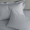 Catherine Lansfield Percale Polycotton Plain Dye Bed Linen Fitted Sheet Grey