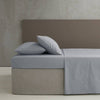 Catherine Lansfield Percale Plain Dye Pillowcase Housewife Grey - Pair