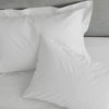 Catherine Lansfield Percale Plain Dye Pillowcase Housewife White - Pair
