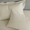 Catherine Lansfield Percale Plain Dye Pillowcase Oxford Cream - Pair