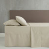 Catherine Lansfield Percale Plain Dye Pillowcase Oxford Cream - Pair