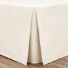 Catherine Lansfield Percale Polycotton Plain Dye Pleated Bedding Valance Cream