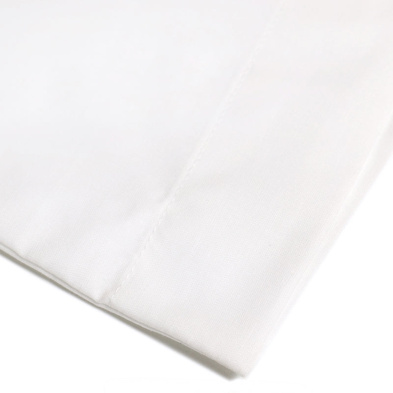 Plain Dye Brushed Cotton 28cm Deep Fitted Sheet White